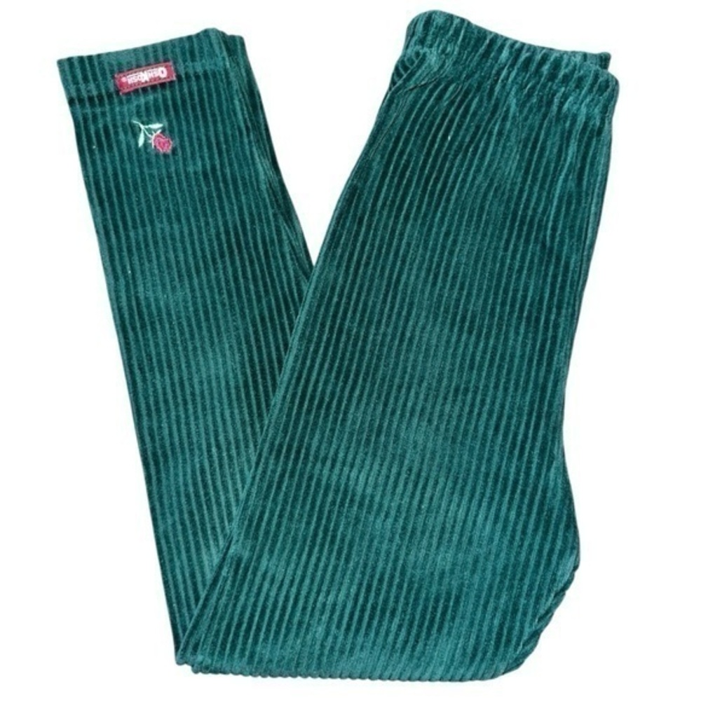 OshKosh B’Gosh Vintage Girls Size 6X Forest Green Stretch Corduroy Leggings